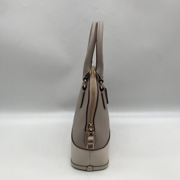 Coach Birch And Chalk Crossgrain Leather Mini Cora Domed Satchel bag - Picture 3 of 11